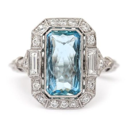 1920s teal ring - Google Search
