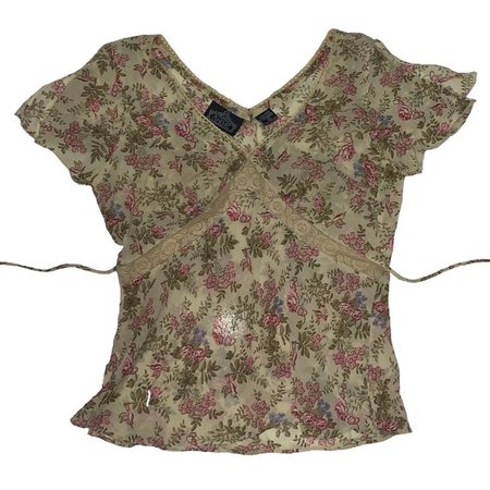 flowered blouse