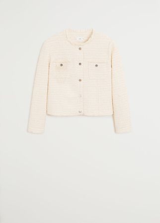 Tweed jacket - Woman | Mango Canada