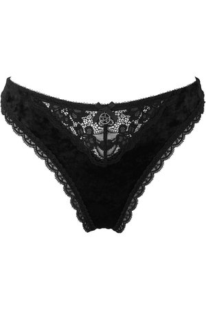 Immortal Velvet Panty [BLACK] - Shop Now | KILLSTAR.com | KILLSTAR - US Store