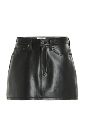 Liv Recycled Leather Mini Skirt By Agolde | Moda Operandi