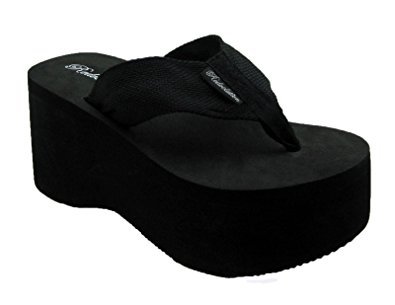 Cute & Chunky High Platform Wedge EVA Flip-flop Sandals for Women