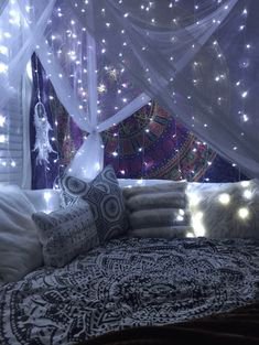 fairy witchy celestial bedroom
