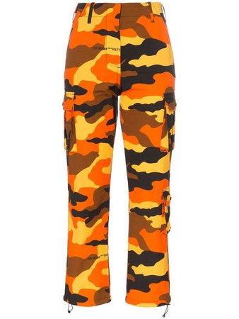 Off-White camouflage trousers