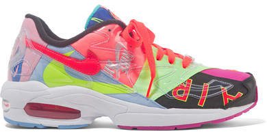 Atmos Air Max2 Light Pvc And Mesh Sneakers - Pink