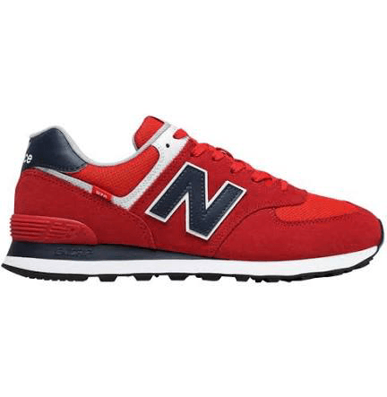 red new balances shoes