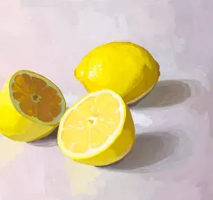 lemon painting - Google Search