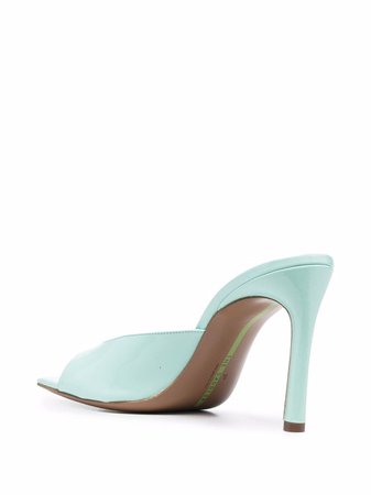 THE SADDLER open-toe Patent Sandals - Farfetch