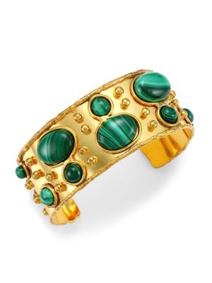 malachite and gold bracelet cuff - Google Search