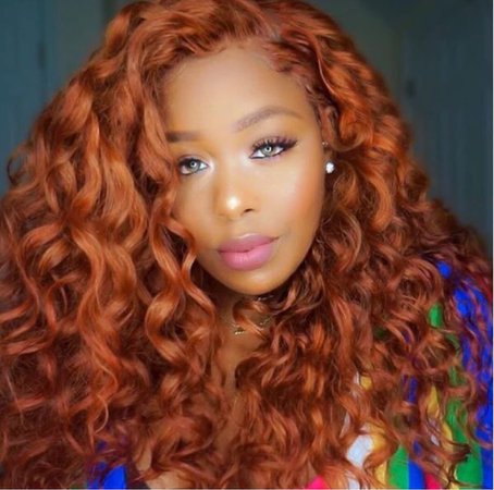 curly wig (ginger)