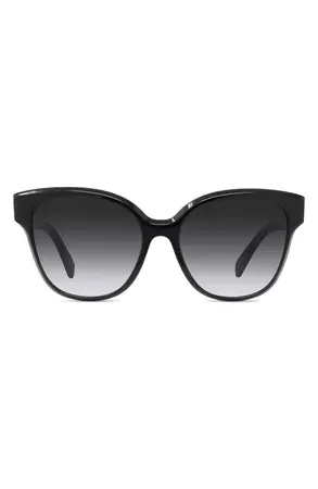 CELINE 58mm Gradient Cat Eye Sunglasses | Nordstrom