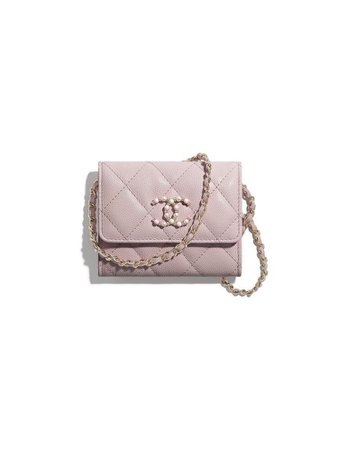 chanel pearl logo Chain mini bag