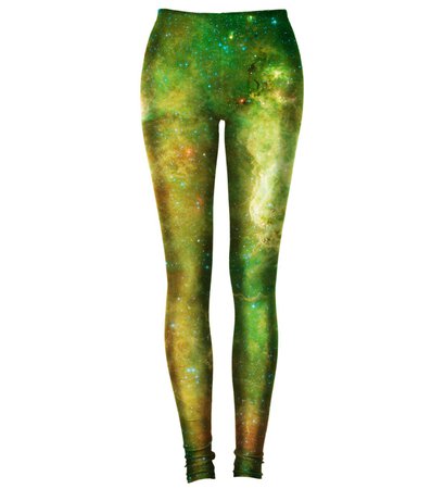 Galaxy Leggings - Green