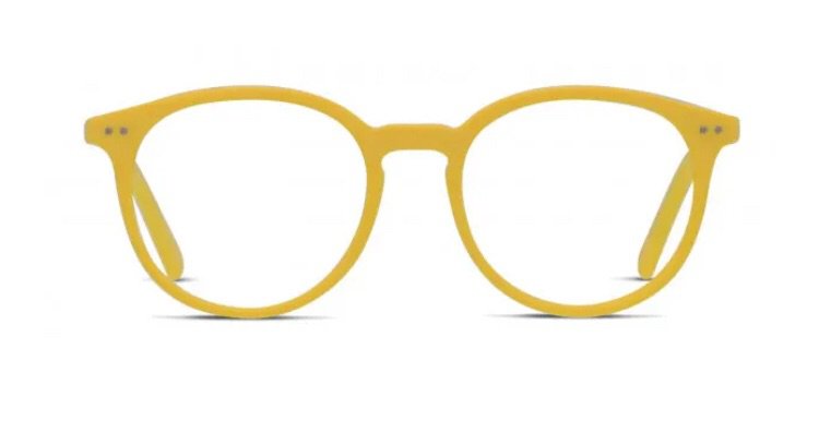 yellow glasses