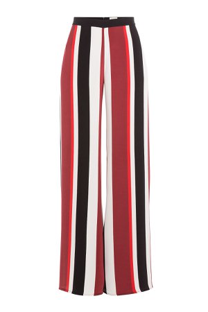Wide Leg Striped Silk Pants Gr. FR 40