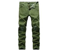 olive green jeans mens - Google Search
