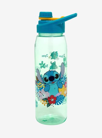 Disney Lilo & Stitch Tropical Schedule Water Bottle