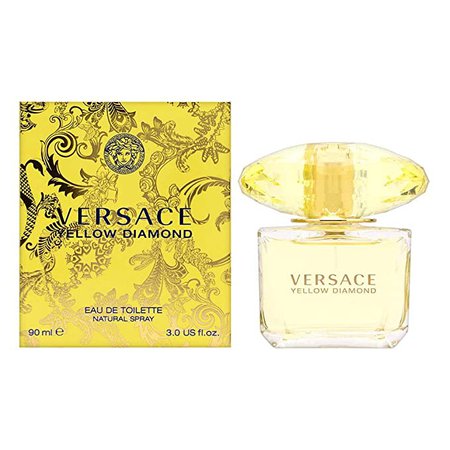 Amazon.com: Versace Yellow Diamond Perfume de tocador en spray, 3 onzas: Kitchen & Dining