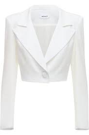 white cropped blazer women - Google Search