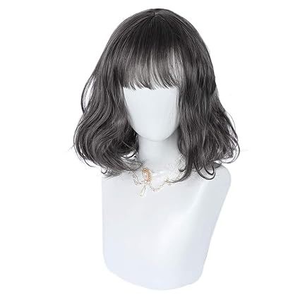 Amazon.com: NiceLisa Lovely Pink Short Wavy Harajuku Anime Cosplay Wigs Full Hair COS Props : Clothing, Shoes & Jewelry
