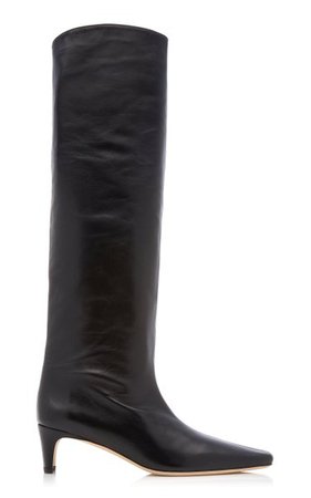 Wally Tall Leather Boots By Staud | Moda Operandi