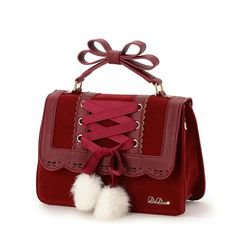 (321) Pinterest liz lisa red purse