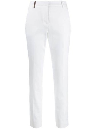 Peserico Skinny high-waisted Trousers - Farfetch
