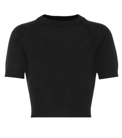 PRADA Cropped cashmere sweater