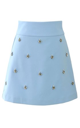 blue jewel skirt