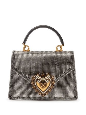 Dolce & Gabbana Small rhinestone-embellished Devotion Bag