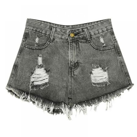Feiona Women Jean Shorts High Waist Jeans Shorts Ripped Hole Denim Jeans Shorts Fraying Edges Short Pants - Walmart.com