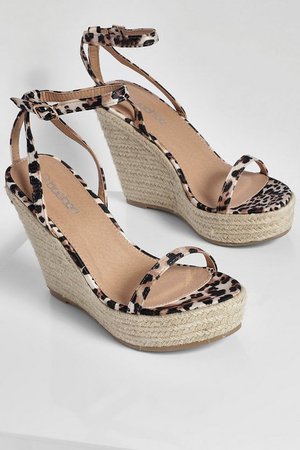 Two Part Espadrille Wedges | boohoo