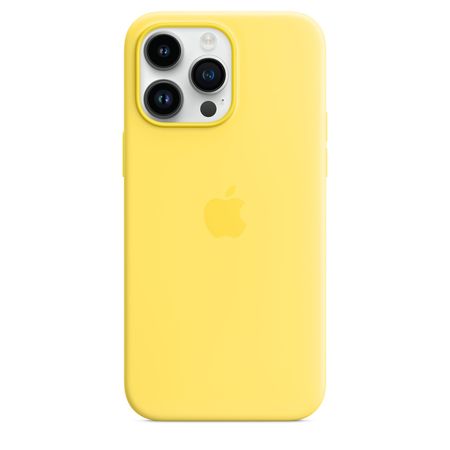iPhone 14 Pro Max Silicone Case with MagSafe - Canary Yellow - Apple
