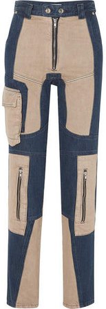 GmbH - Antje Patchwork High-rise Skinny Jeans - Navy