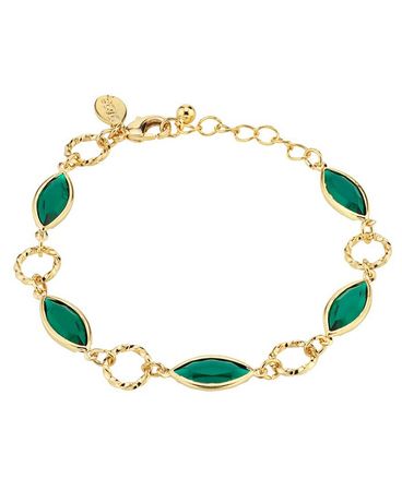 2028 14K Gold Dipped Link Bracelet & Reviews - Bracelets - Jewelry & Watches - Macy's