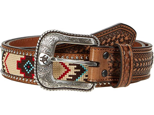 Ariat Aztec Embroidery Belt | Zappos.com
