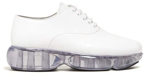 Cloudbust Leather Oxford Shoes - Womens - White