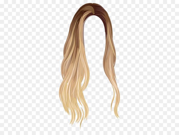 Brown hair Blond Clip art - hair
