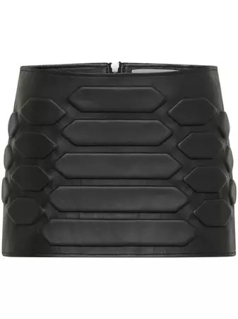 Dion Lee Reptile Leather Miniskirt - Farfetch