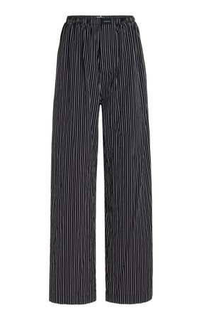 Striped Poplin Lounge Pants By Balenciaga | Moda Operandi
