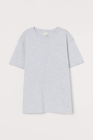 Straight-cut T-shirt - Gray