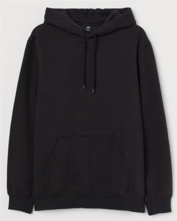men’s black hoodie