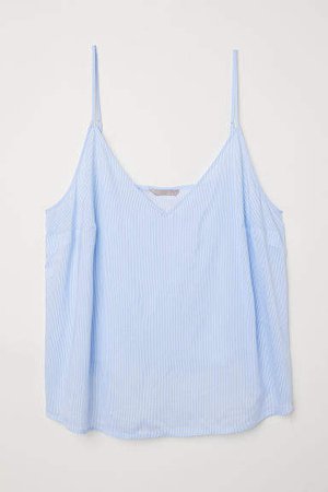 H&M+ V-neck Camisole Top - Blue
