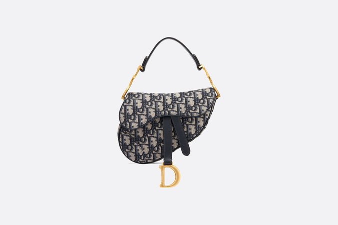 Mini Dior Oblique Saddle bag - Bags - Woman | DIOR