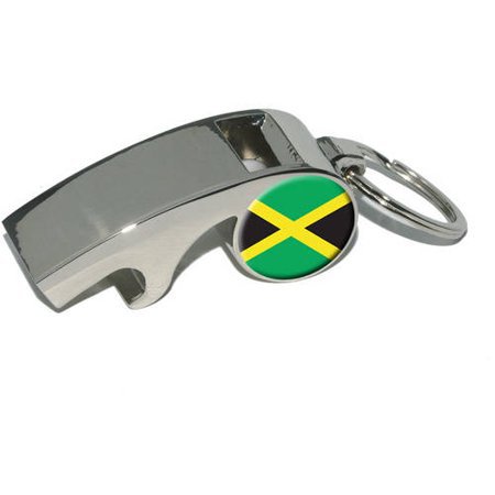 (FOR MY KEYS) Jamaica Jamaican Flag, Plated Metal Whistle Bottle Opener Keychain Key Ring - Walmart.com