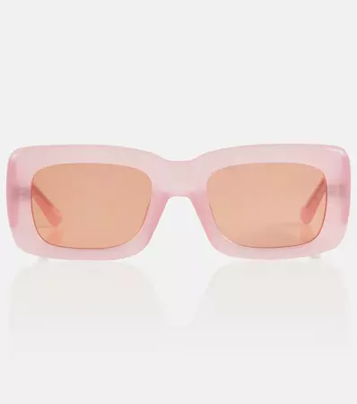 X Linda Farrow Marfa Sunglasses in Pink - The Attico | Mytheresa