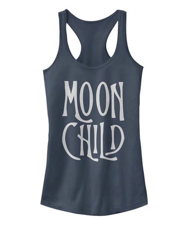 Chin Up Apparel Indigo Moon Child Slim-Fit Racerback Tank - Women | Best Price and Reviews | Zulily