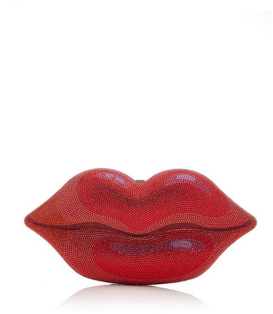 Judith Leiber Couture Hot Lips Crystal Clutch