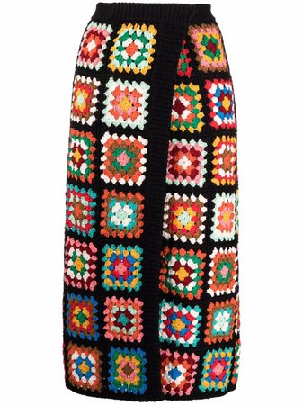 Alanui crochet-design Skirt - Farfetch