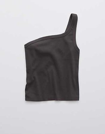 Aerie Tanlines Tank gray